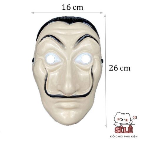 Mặt Nạ Dali Halloween - Phụ Kiện Cosplay La Casa de Papel - Trang Phục Độc Đáo Cho Dịp Lễ Hội & Tiệc Hóa Trang