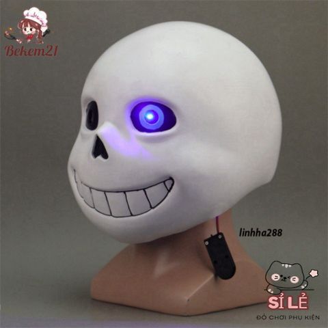 Mặt nạ Sans Gangster - Phụ kiện hóa trang độc đáo cho Halloween và cosplay (404, 505, 606, 707, 808, 909)