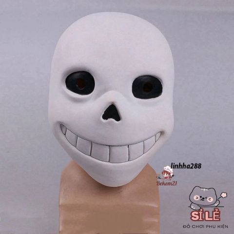 Mặt nạ Sans Gangster - Phụ kiện hóa trang độc đáo cho Halloween và cosplay (404, 505, 606, 707, 808, 909)