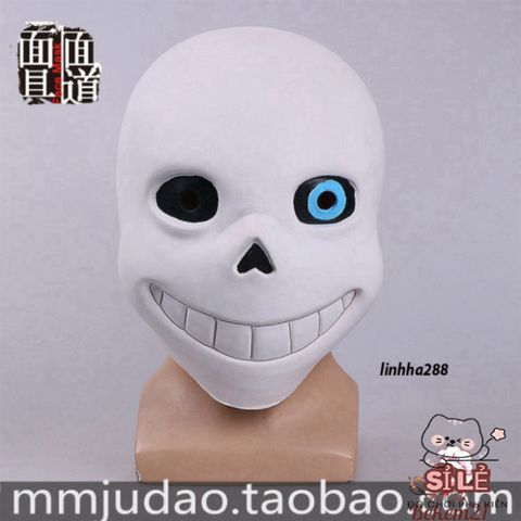 Mặt nạ Sans Gangster - Phụ kiện hóa trang độc đáo cho Halloween và cosplay (404, 505, 606, 707, 808, 909)