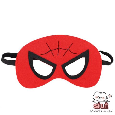 Mặt Nạ Siêu Nhân Nửa Mặt Hóa Trang Halloween - Phụ Kiện Người Nhện, Người Sắt, Hulk Cho Trẻ Em - HD Cosplay