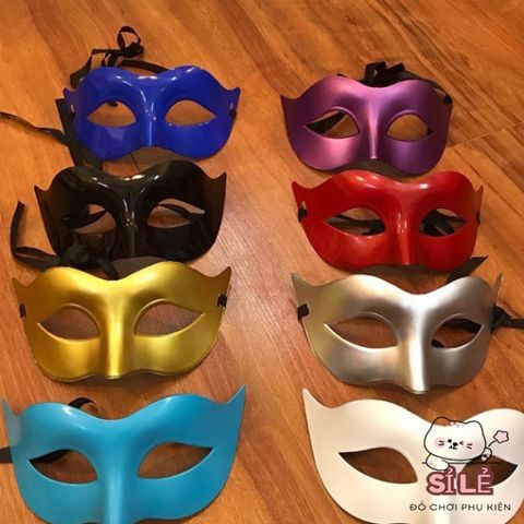 Mặt Nạ Hóa Trang Halloween Nửa Mặt Hình Bướm - Phụ Kiện Thời Trang Độc Đáo Nhiều Màu Sắc Cho Tiệc Hóa Trang