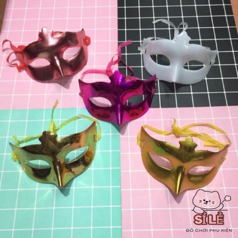 Mặt Nạ Hóa Trang Halloween Nửa Mặt Hình Bướm - Phụ Kiện Thời Trang Độc Đáo Nhiều Màu Sắc Cho Tiệc Hóa Trang