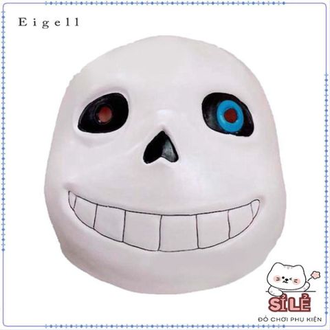 Mặt Nạ Cao Su Trùm Đầu Undertale Sans - Trang Phục Hóa Trang Halloween và Mardi Gras, Phụ Kiện Thời Trang Nam Nữ