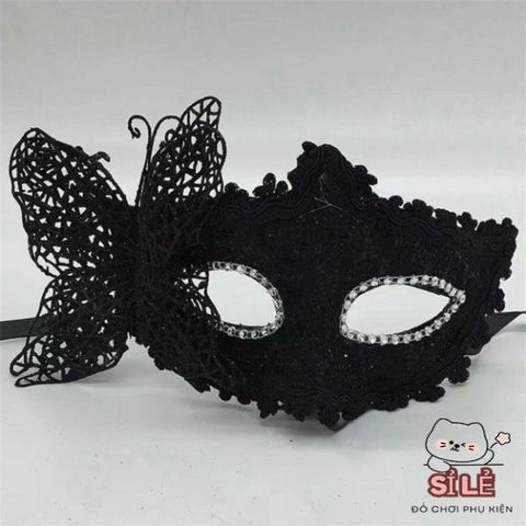 Mặt Nạ Dự Tiệc Hóa Trang KUNHEV Nửa Mặt Hình Bướm Sang Trọng - Phụ Kiện Dạ Hội Halloween, Tiệc Sinh Nhật, Mardi Gras