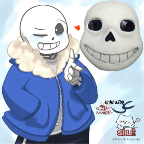 Mặt Nạ Error Sans 606 - Phụ Kiện Cosplay Game Legend Of The Sans, Mặt Nạ Hóa Trang Halloween Độc Đáo Cho Fan Game