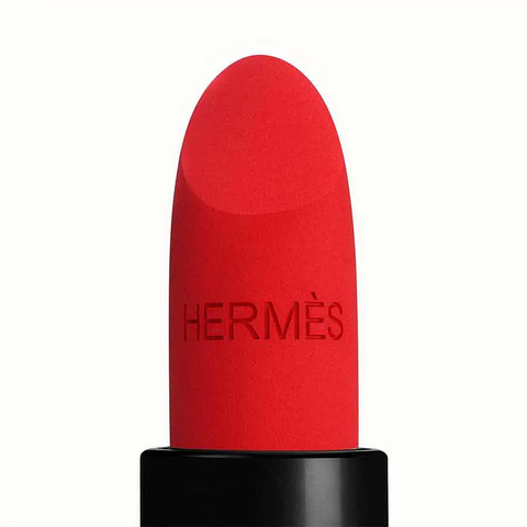 Son Hermès Rouge À Lèvres Matte 64 Rouge Casaque - Son Môi Đỏ Tươi Cao Cấp, Chất Matte Mịn, Thiết Kế Sang Trọng Chính Hãng
