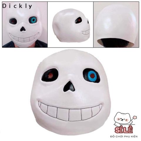 Mặt Nạ Halloween Undertale Sans - Phụ Kiện Hóa Trang Cao Su Thời Trang, Dành Cho Nam Nữ, Tiệc Mardi Gras, Cosplay