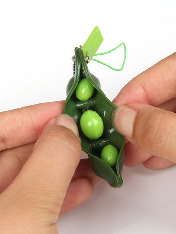 Móc Chìa Khóa Hạt Đậu Xanh Lá Dễ Thương - Phụ Kiện Giúp Giảm Stress Từ XoHa.House - Trang Trí Độc Đáo và Sáng Tạo