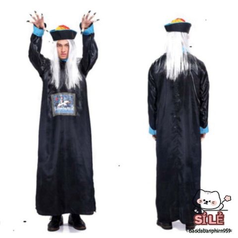 Bộ Trang Phục Halloween Cương Thi Độc Đáo - Chất Liệu Cao Cấp, Thiết Kế Tinh Xảo, Phù Hợp Mọi Kích Cỡ, Dành Cho Tiệc Hóa Trang