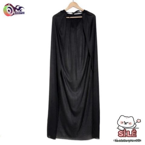 Áo Choàng Gothic Halloween 150cm - Trang Phục Hóa Trang Độc Đáo Cho Bé, Phù Thủy Vui Nhộn Dành Cho Tiệc Hóa Trang