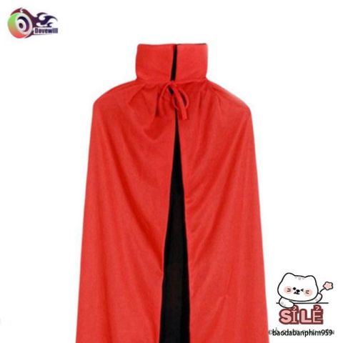 Áo Choàng Gothic Halloween 150cm - Trang Phục Hóa Trang Độc Đáo Cho Bé, Phù Thủy Vui Nhộn Dành Cho Tiệc Hóa Trang