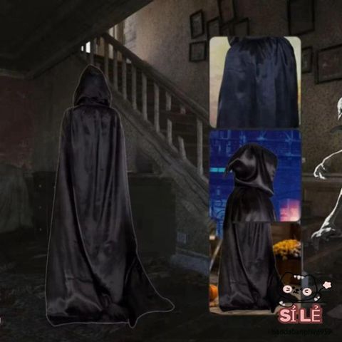 Áo Choàng Halloween 59 Inch - Trang Phục Phù Thủy Bí Ẩn Cao Cấp Cho Bữa Tiệc Cosplay Độc Đáo và Thú Vị