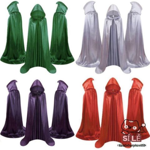 Áo Choàng Halloween 59 Inch - Trang Phục Phù Thủy Bí Ẩn Cao Cấp Cho Bữa Tiệc Cosplay Độc Đáo và Thú Vị
