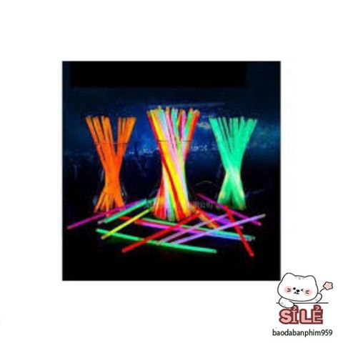 Hộp 100 Que Phát Sáng Dạ Quang K28 - Dụng Cụ Sáng Tạo Festival, Trang Trí Tiệc Tùng, Đồ Chơi An Toàn Cho Trẻ Em