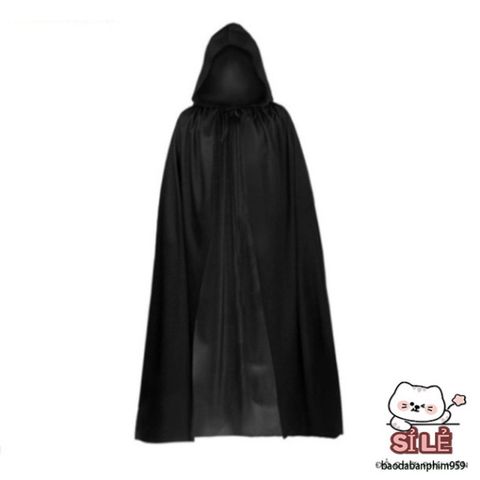 Áo Choàng Hóa Trang Halloween - Cosplay Ma Cà Rồng và Tử Thần Dành Cho Người Lớn & Trẻ Em - Áo Choàng Có Mũ Trùm Đầu, Phụ Kiện Tiệc Hóa Trang