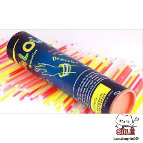 Hộp Que Phát Sáng 100 Cái J42 - Đồ Chơi Giải Trí Nhiều Màu, Thích Hợp Cho Lễ Hội Halloween, Trung Thu, Tiệc Tùng, Dã Ngoại