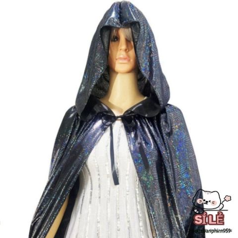 Áo Choàng Halloween Đa Năng Hình Quỷ Phát Sáng - Phù Thủy Trùm Đầu Cho Người Lớn và Trẻ Em, Nhiều Màu Sắc, Phù Hợp Mọi Dịp