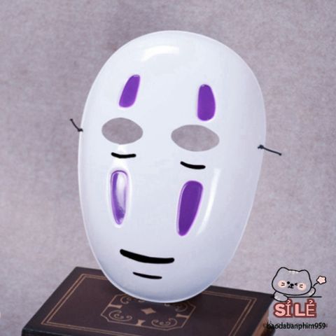 Mặt nạ Cosplay Vô Diện - Phụ Kiện Độc Đáo Cho Fan Anime, Tiệc Hóa Trang, Tím/Đen, Chất Lượng Cao Từ T69 Shop