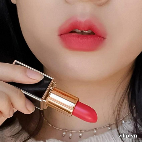 Son Tom Ford Satin Matte 09 True Coral - Son Môi Cao Cấp Màu Hồng Cam Sang Trọng, Dưỡng Ẩm, Thời Trang, Chất Lượng Chính Hãng