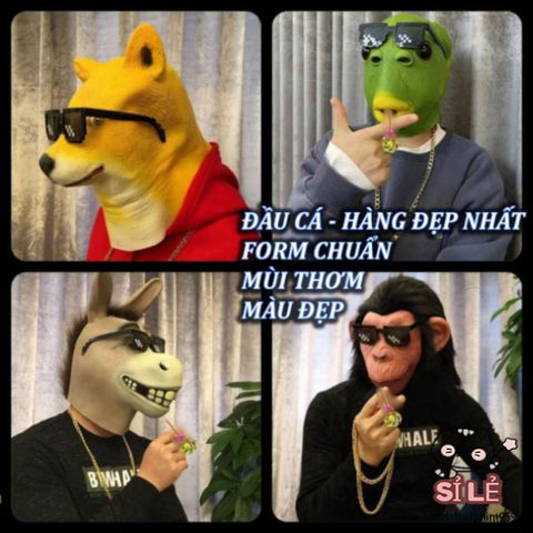 Mặt Nạ Silicone Ếch Xanh Hài Hước - Biến Hóa Thành Nhân Vật Hoạt Hình cho Halloween và Tiệc Hóa Trang