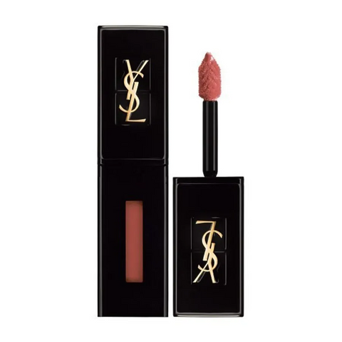 Son Kem Yves Saint Laurent YSL Vinyl Cream Lip Stain 610 Nude Champion - Màu Nude Cam Cao Cấp, Chất Son Mịn, Bền Màu, Sang Trọng