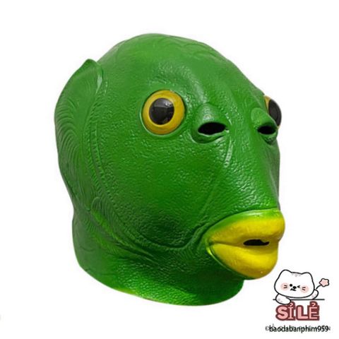 Mặt Nạ Silicon Hài Hước Ếch Xanh - Phụ Kiện Độc Đáo Cho Tiệc Hóa Trang, Halloween, Tạo Nụ Cười, Thoải Mái Cho Trẻ Em và Người Lớn