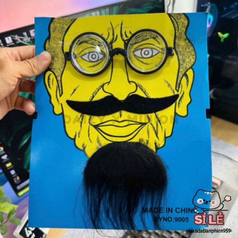 Bộ Ria Mép Giả và Râu Giả Cosplay - Phụ Kiện Hóa Trang Độc Đáo Cho Nam Nữ Trong Lễ Hội, Tiệc Tùng, và Sự Kiện