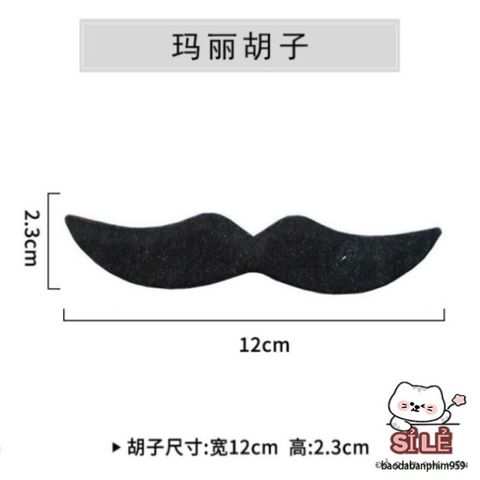 Bộ Râu Giả và Ria Mép Cosplay Halloween - Đạo Cụ Hóa Trang Thú Vị, Phụ Kiện Lễ Hội Đẹp Mắt, Handmade Cao Cấp