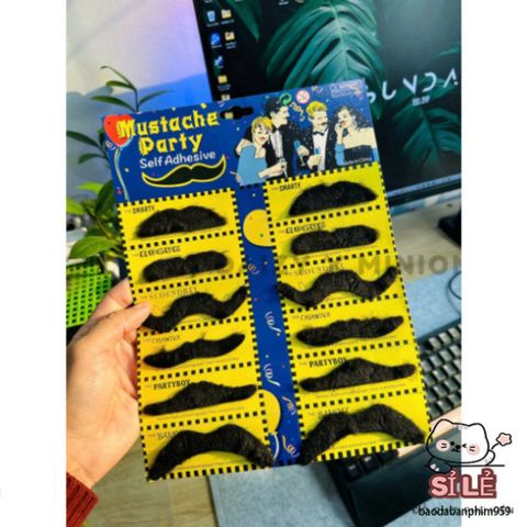 Bộ Râu Giả và Ria Mép Cosplay Halloween - Đạo Cụ Hóa Trang Thú Vị, Phụ Kiện Lễ Hội Đẹp Mắt, Handmade Cao Cấp