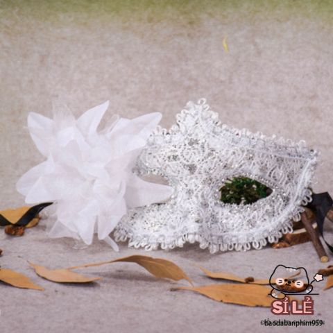Mặt Nạ Mắt Ren Hoa Lông Vũ Gợi Cảm Dành Cho Nữ - Phụ Kiện Hóa Trang Tiệc Tùng Hoạt Hình Fairytale Cao Cấp