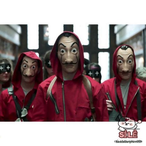 Mặt Nạ Giáo Sư Money Heist - Hóa Trang Cosplay Phim Netflix 