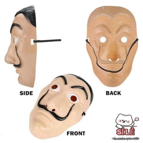 Mặt Nạ Giáo Sư Money Heist - Hóa Trang Cosplay Phim Netflix 
