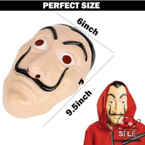 Mặt Nạ Giáo Sư Money Heist - Hóa Trang Cosplay Phim Netflix 