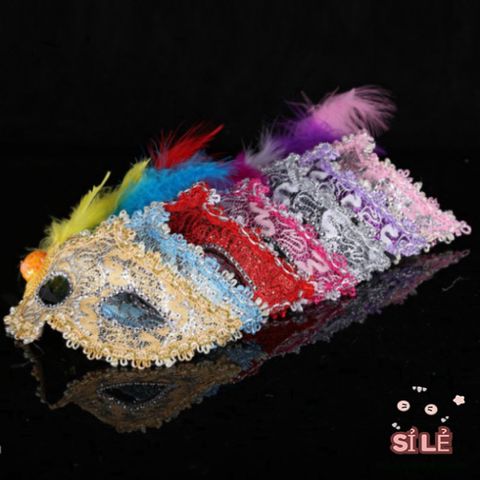 Mặt nạ nữ trang trí lông vũ cho Halloween & Giáng sinh - Phụ kiện hóa trang cao cấp, giao hàng nhanh tại TP.HCM