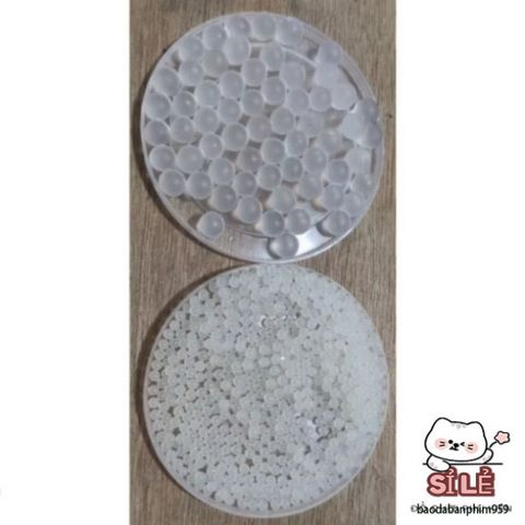 Hạt Nở V3 Siêu Bền - Thạch Nở 7-8 mm Trắng Đục, Chất Liệu Cứng Cáp và Dẻo Dai, Hoàn Hảo Cho Trò Chơi Sáng Tạo