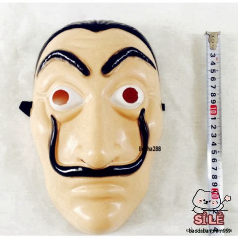 Mặt nạ Salvador Dali La Casa De Papel - Phụ kiện Halloween độc đáo cho tiệc hóa trang, lễ hội và cosplay