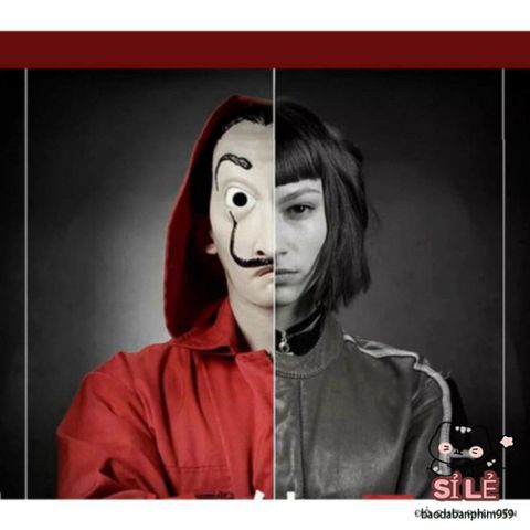 Mặt nạ Salvador Dali La Casa De Papel - Phụ kiện Halloween độc đáo cho tiệc hóa trang, lễ hội và cosplay