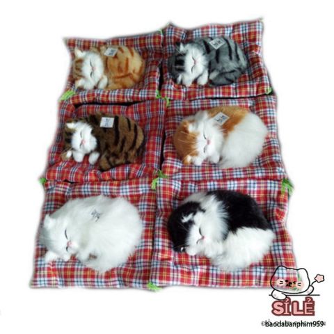 Thú Bông Chó Mèo Hút Mùi Than Hoạt Tính - Phụ Kiện Trang Trí Ô Tô Khử Mùi, Lọc Không Khí Tiện Lợi Cho Xe Hơi