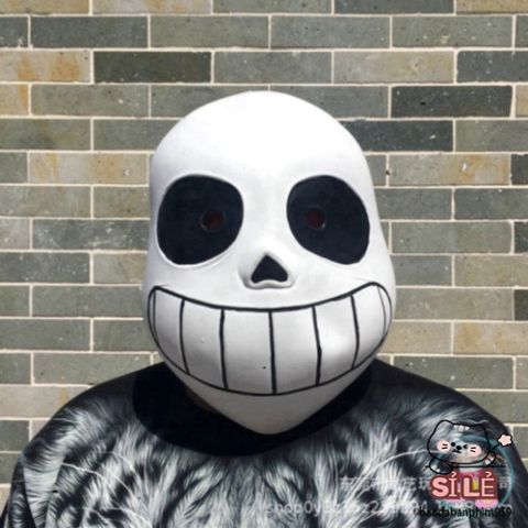 Mặt Nạ Mắt Xanh Undertale Sans - Phụ Kiện Hóa Trang Độc Đáo Cho Tiệc Halloween và Sự Kiện Đặc Biệt, Chất Liệu Latex An Toàn