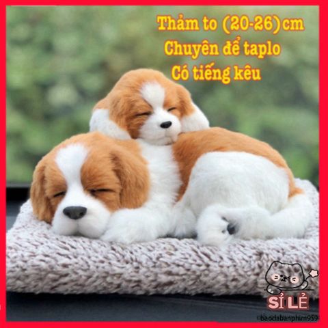 Mô Hình Thú Bông Chó Mèo Khử Mùi Than Hoạt Tính - Đồ Trang Trí Nội Thất Ô Tô Dễ Thương Size Lớn 13cm x 28cm x 20cm