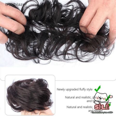 Kẹp Tóc Chignon Xoăn Lộn Xộn Trailblazer - Phụ Kiện Tóc Donut Scrunchies Đẹp Thời Trang Cho Nữ giới