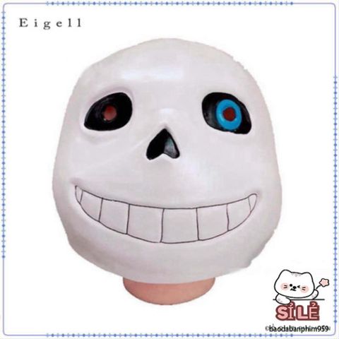 Mặt Nạ Cao Su Undertale Sans - Phụ Kiện Halloween Độc Đáo Cho Tiệc Hóa Trang, Sự Kiện Trò Chơi, Club Đêm