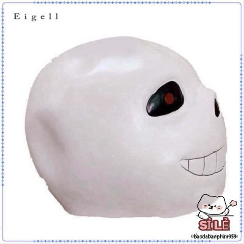 Mặt Nạ Cao Su Undertale Sans - Phụ Kiện Halloween Độc Đáo Cho Tiệc Hóa Trang, Sự Kiện Trò Chơi, Club Đêm
