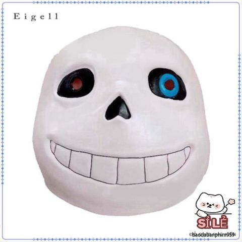 Mặt Nạ Cao Su Undertale Sans - Phụ Kiện Halloween Độc Đáo Cho Tiệc Hóa Trang, Sự Kiện Trò Chơi, Club Đêm