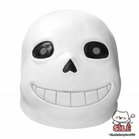 Mặt Nạ Sans Pháp Sư Gangster - Phụ Kiện Hóa Trang Độc Đáo Cho Tiệc Tùng Và Cosplay, Chất Liệu Cao Su Cao Cấp
