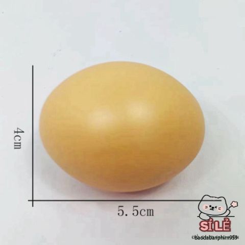 Quả Trứng Gà Nhựa Giả Tự Nhiên 99% - Đồ Trang Trí Độc Đáo Cho Nhà Cửa, Quán Cà Phê, Không Gian Nghệ Thuật