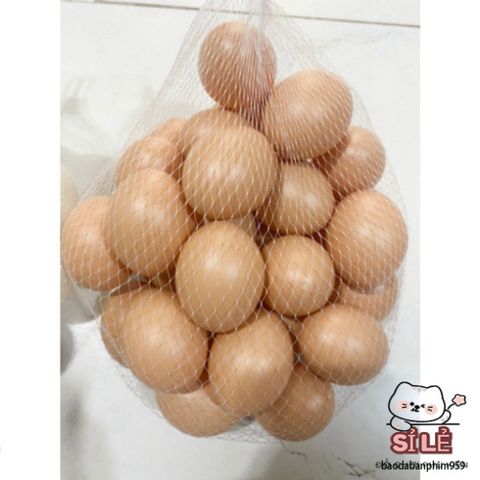 Quả Trứng Gà Nhựa Giả Tự Nhiên 99% - Đồ Trang Trí Độc Đáo Cho Nhà Cửa, Quán Cà Phê, Không Gian Nghệ Thuật