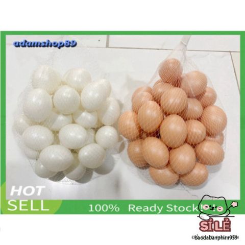Quả Trứng Gà Nhựa Giả Tự Nhiên 99% - Đồ Trang Trí Độc Đáo Cho Nhà Cửa, Quán Cà Phê, Không Gian Nghệ Thuật