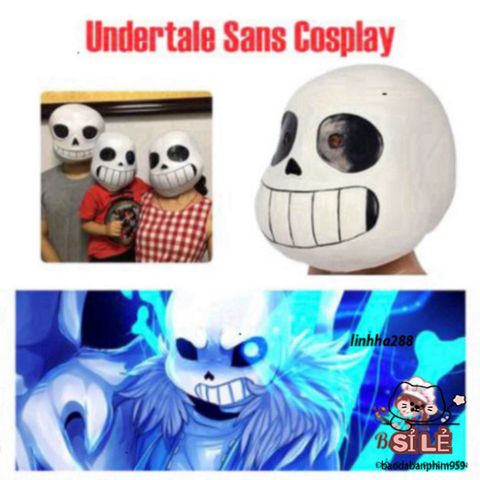 Mặt Nạ Hóa Trang Papyrus - Phụ Kiện Cosplay Game Undertale, Lý Tưởng Cho Halloween và Sự Kiện Hóa Trang